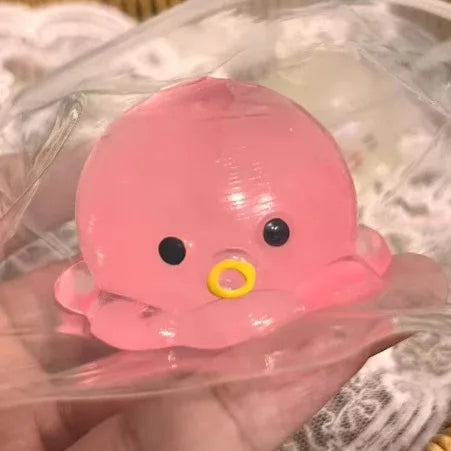 Strawberry Cake & Cheese Soufflé Squishy – Food Squeeze Stress Toy