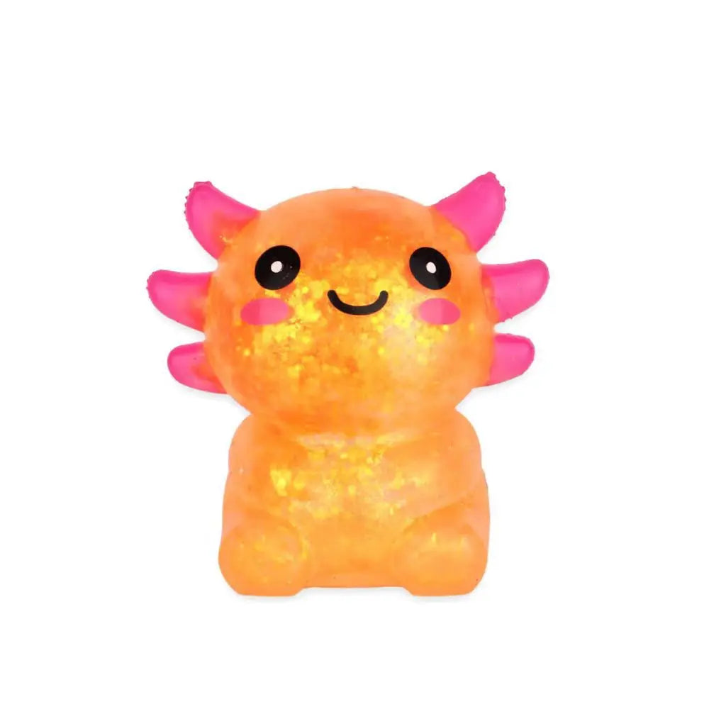 Glitter Salamander Squishy Toy – Sparkly Slow Rise Stress Relief Squeeze