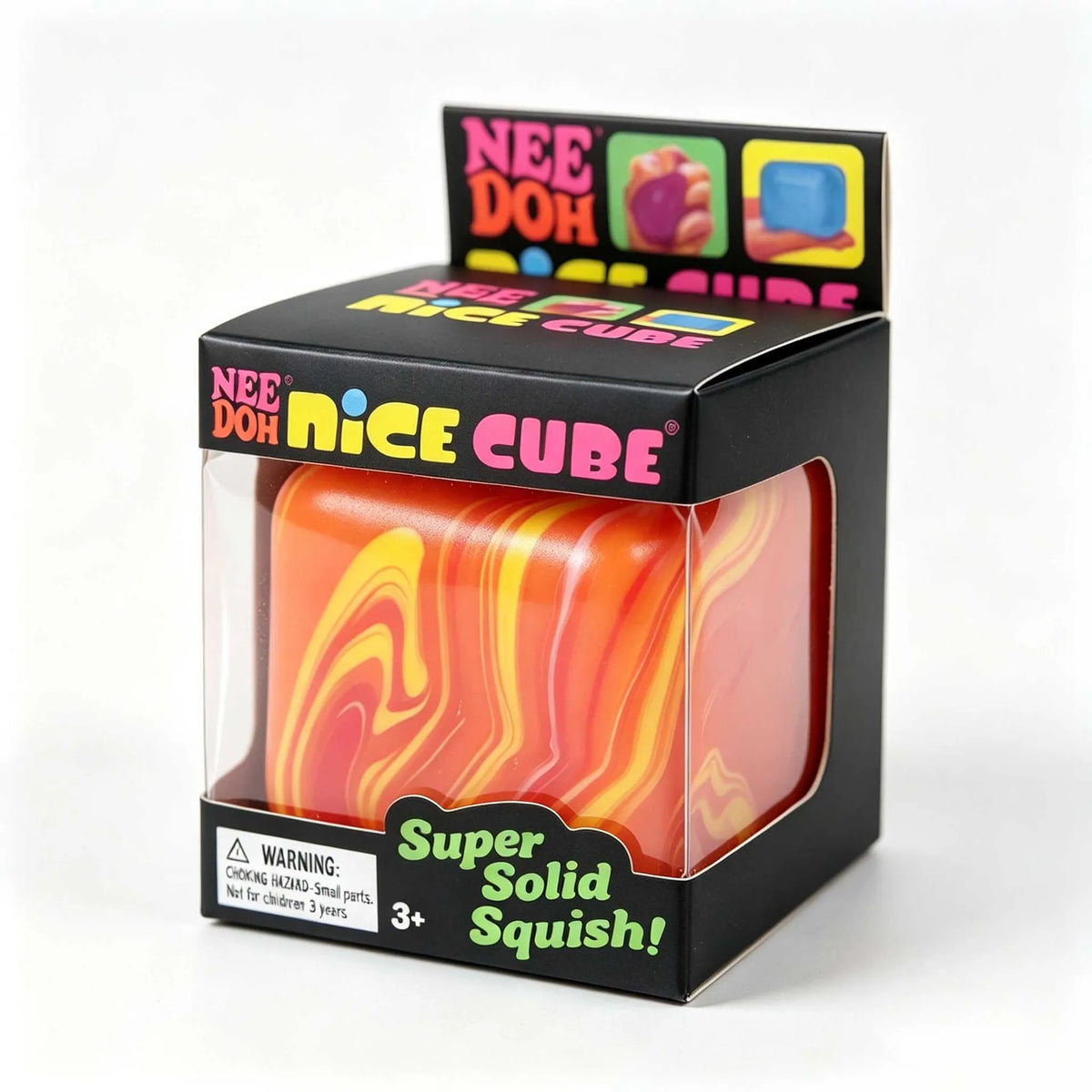 Marbled Ice Cube Squishy Toy