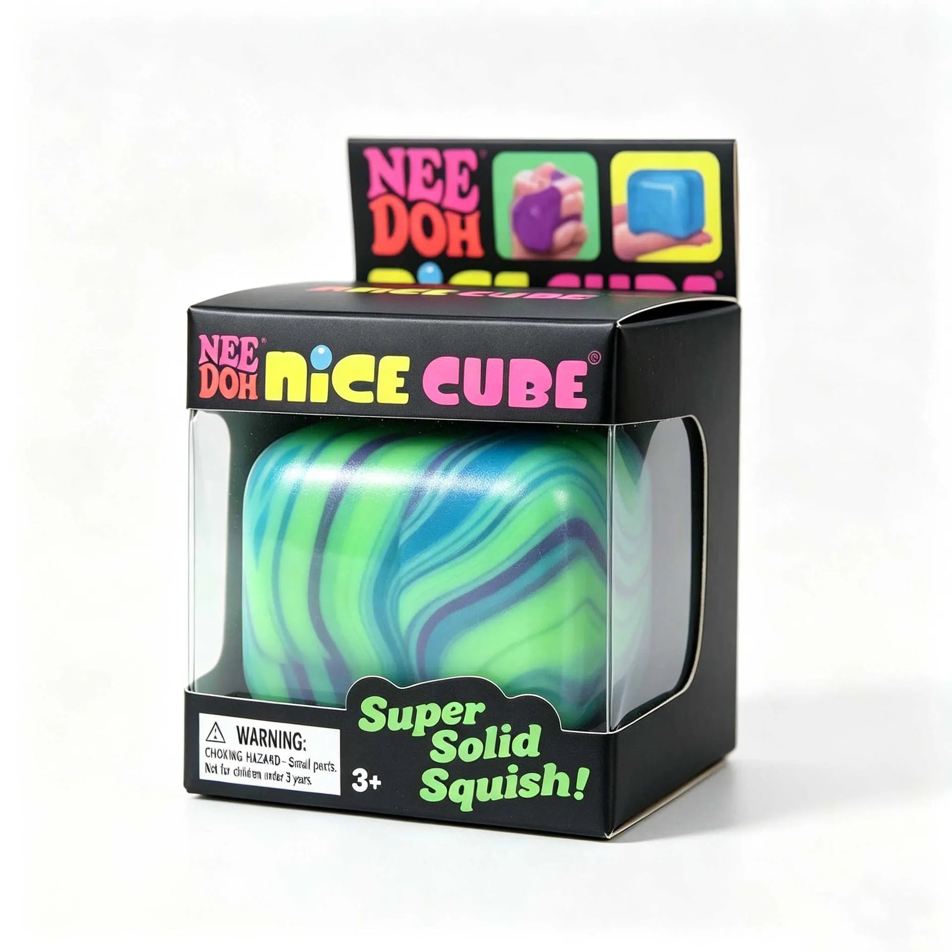 Marbled Ice Cube Squishy Toy