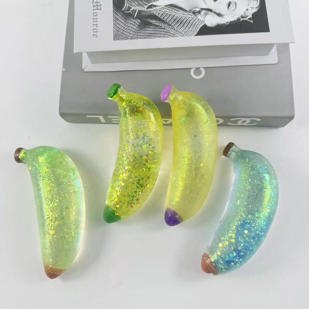 Banana Squishy Toy – Realistic Slow Rise TPR Stress Relief Fidget