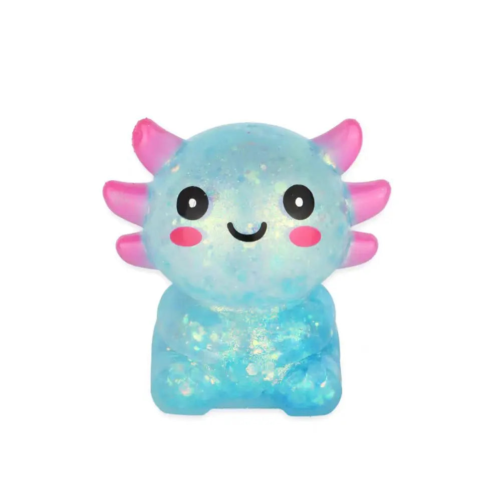 Glitter Salamander Squishy Toy – Sparkly Slow Rise Stress Relief Squeeze