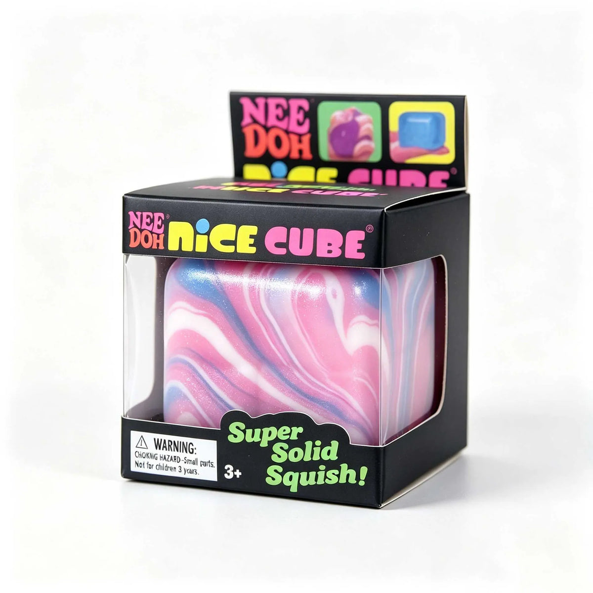 Marbled Ice Cube Squishy Toy