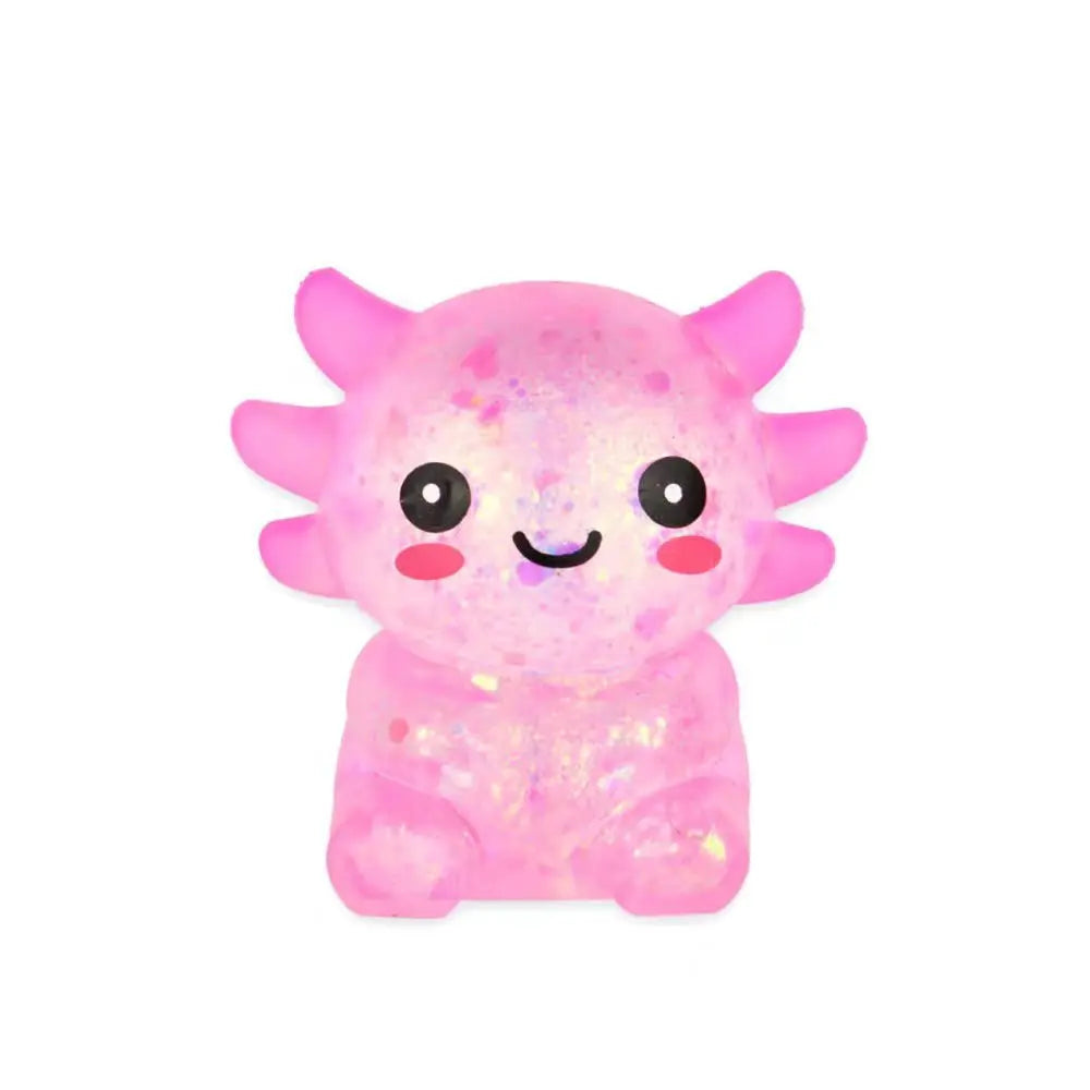 Glitter Salamander Squishy Toy – Sparkly Slow Rise Stress Relief Squeeze