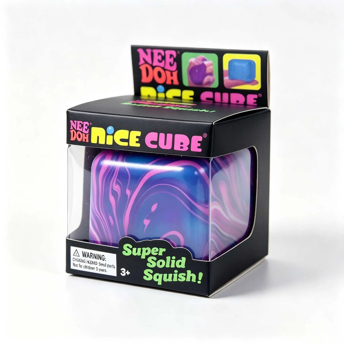 Marbled Ice Cube Squishy Toy