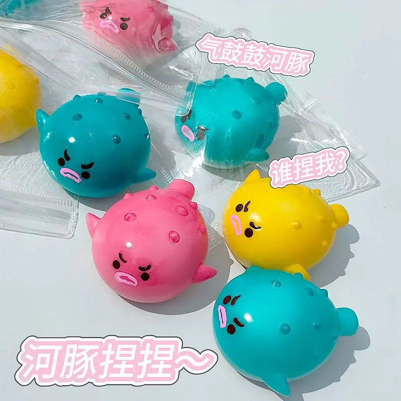 Strawberry Cake & Cheese Soufflé Squishy – Food Squeeze Stress Toy