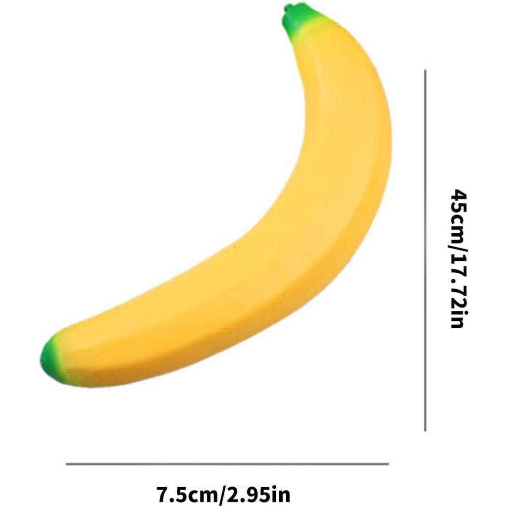 Banana Squishy Toy – Realistic Slow Rise TPR Stress Relief Fidget