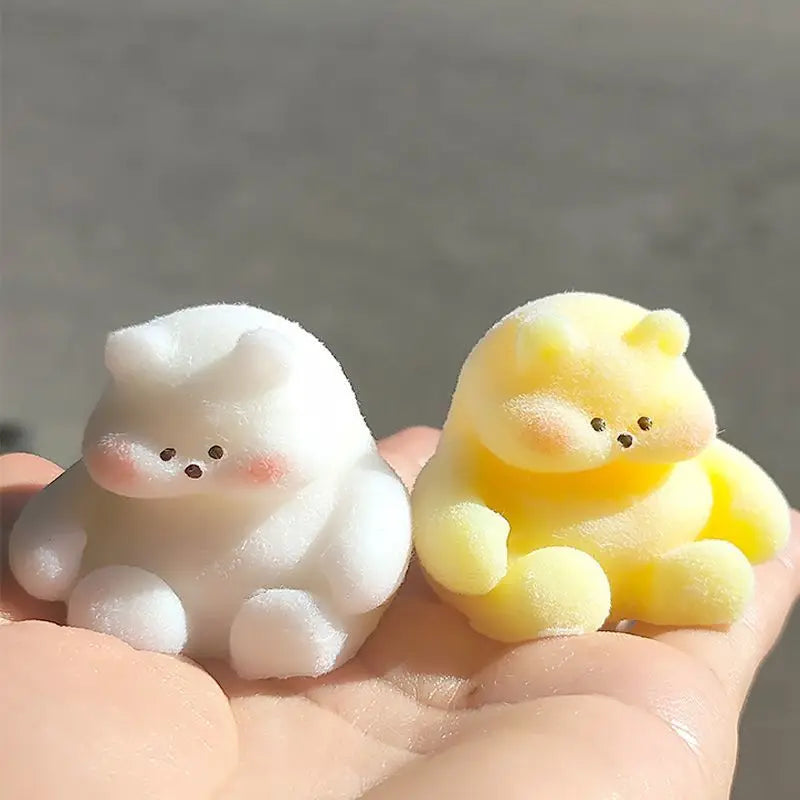 Strawberry Cake & Cheese Soufflé Squishy – Food Squeeze Stress Toy