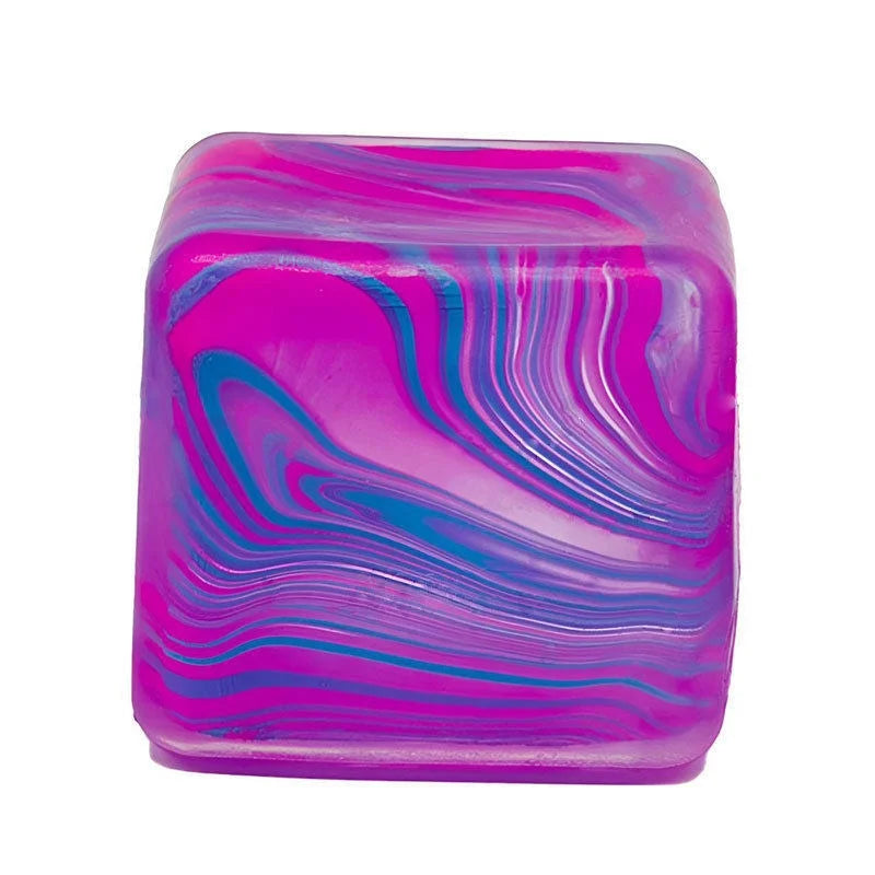 Marbled Ice Cube Squishy Toy