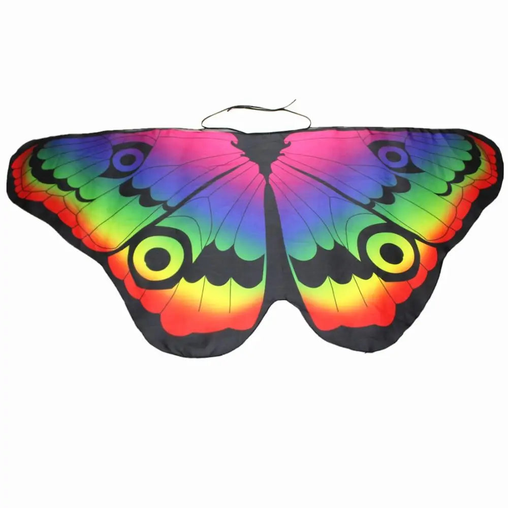 Kids Butterfly Fairy Wings Costume – Elf Angel Cloak for Halloween & Dress-Up