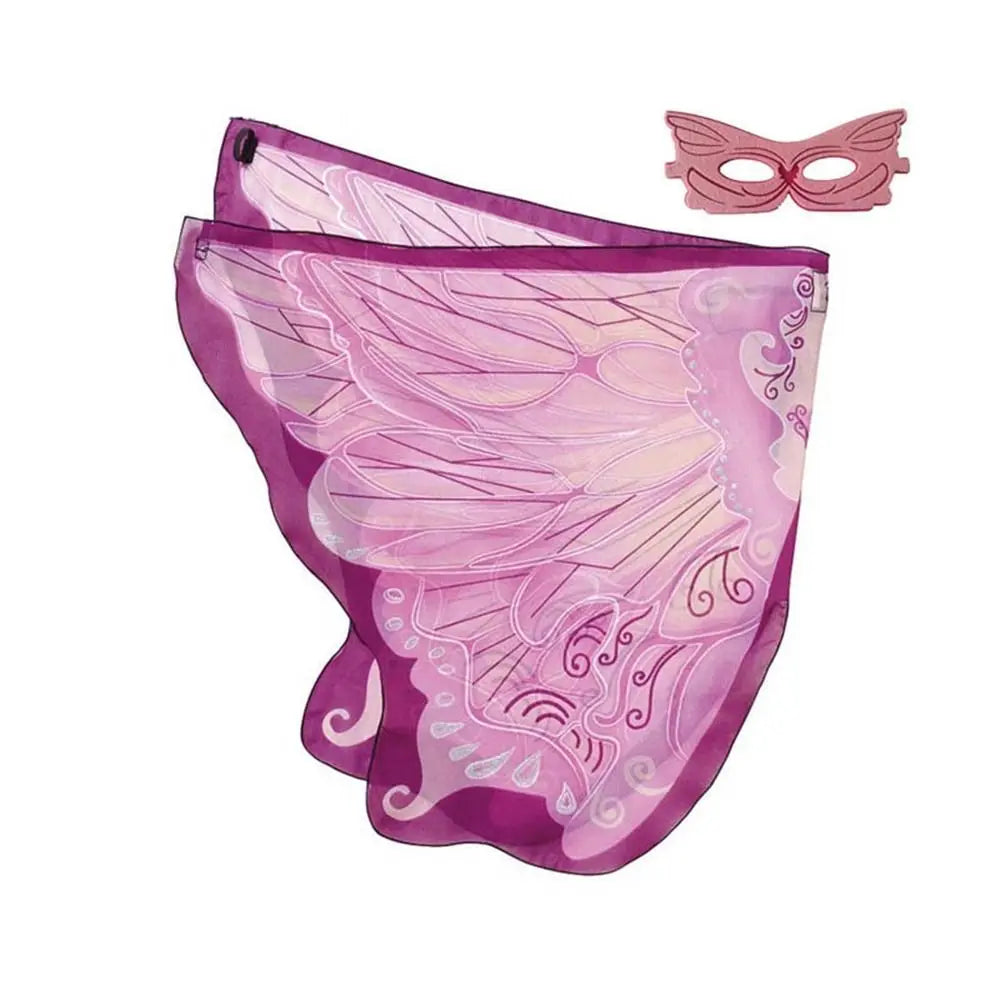 Kids Butterfly Fairy Wings Costume – Elf Angel Cloak for Halloween & Dress-Up