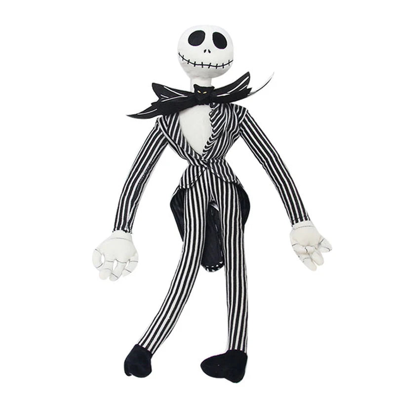 Nightmare Before Christmas Plush Doll – Halloween Pumpkin Skeleton Toy (25cm)