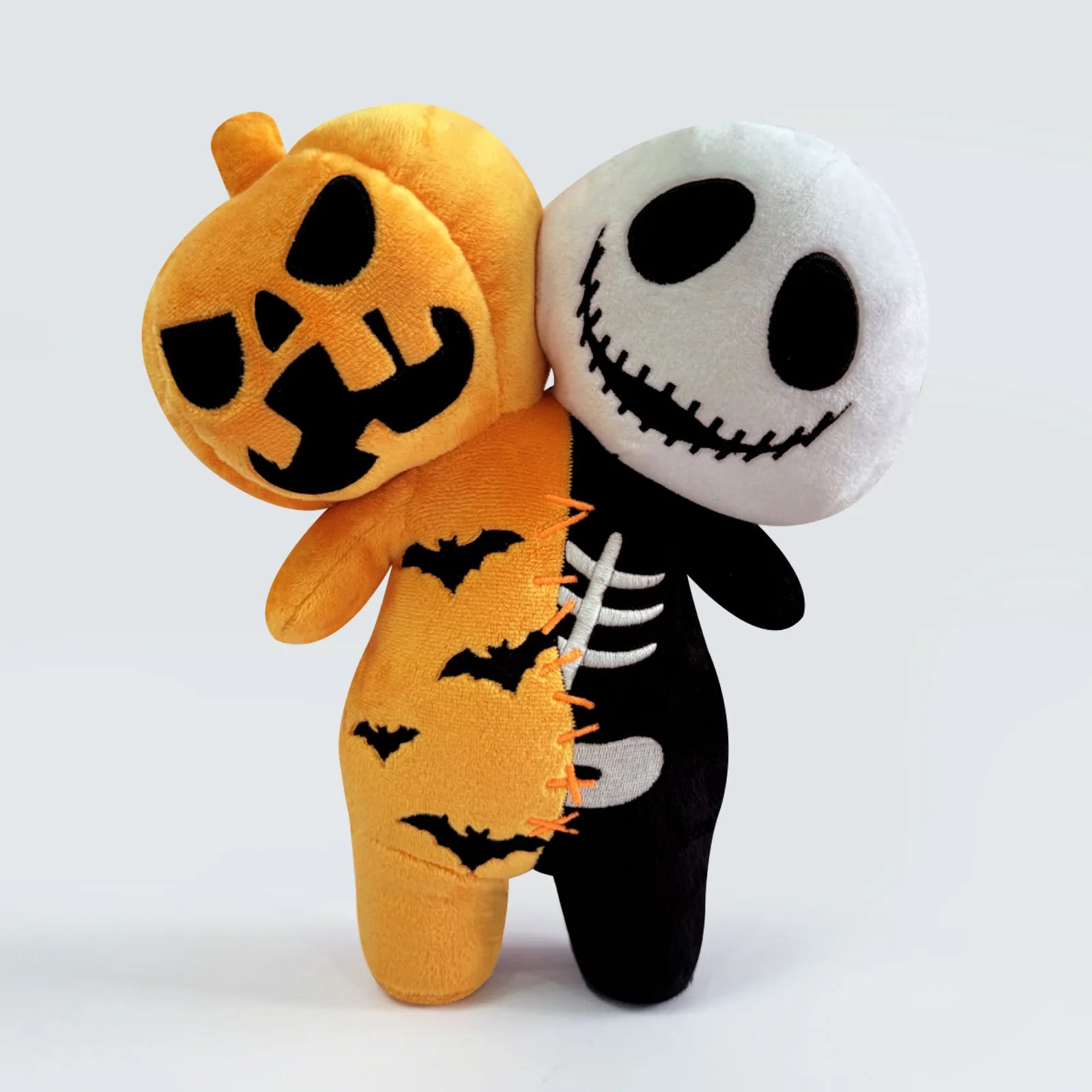 Nightmare Before Christmas Plush Doll – Halloween Pumpkin Skeleton Toy (25cm)