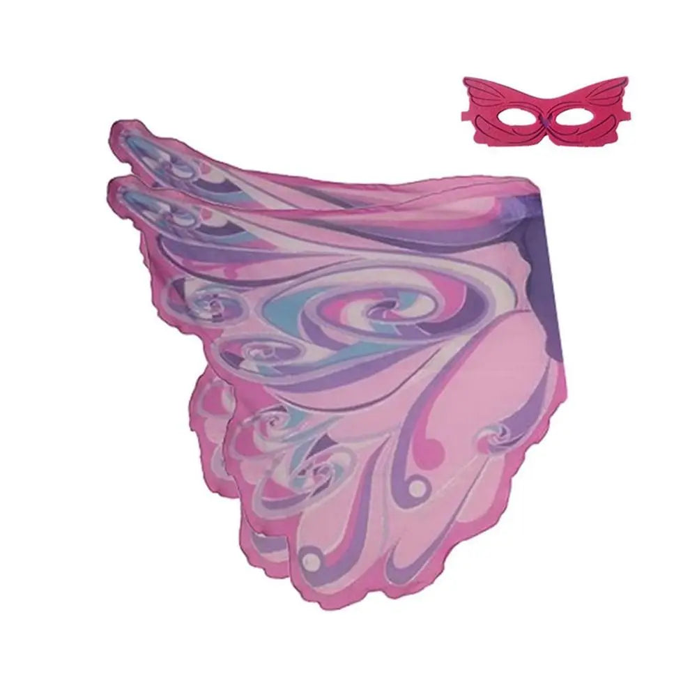 Kids Butterfly Fairy Wings Costume – Elf Angel Cloak for Halloween & Dress-Up