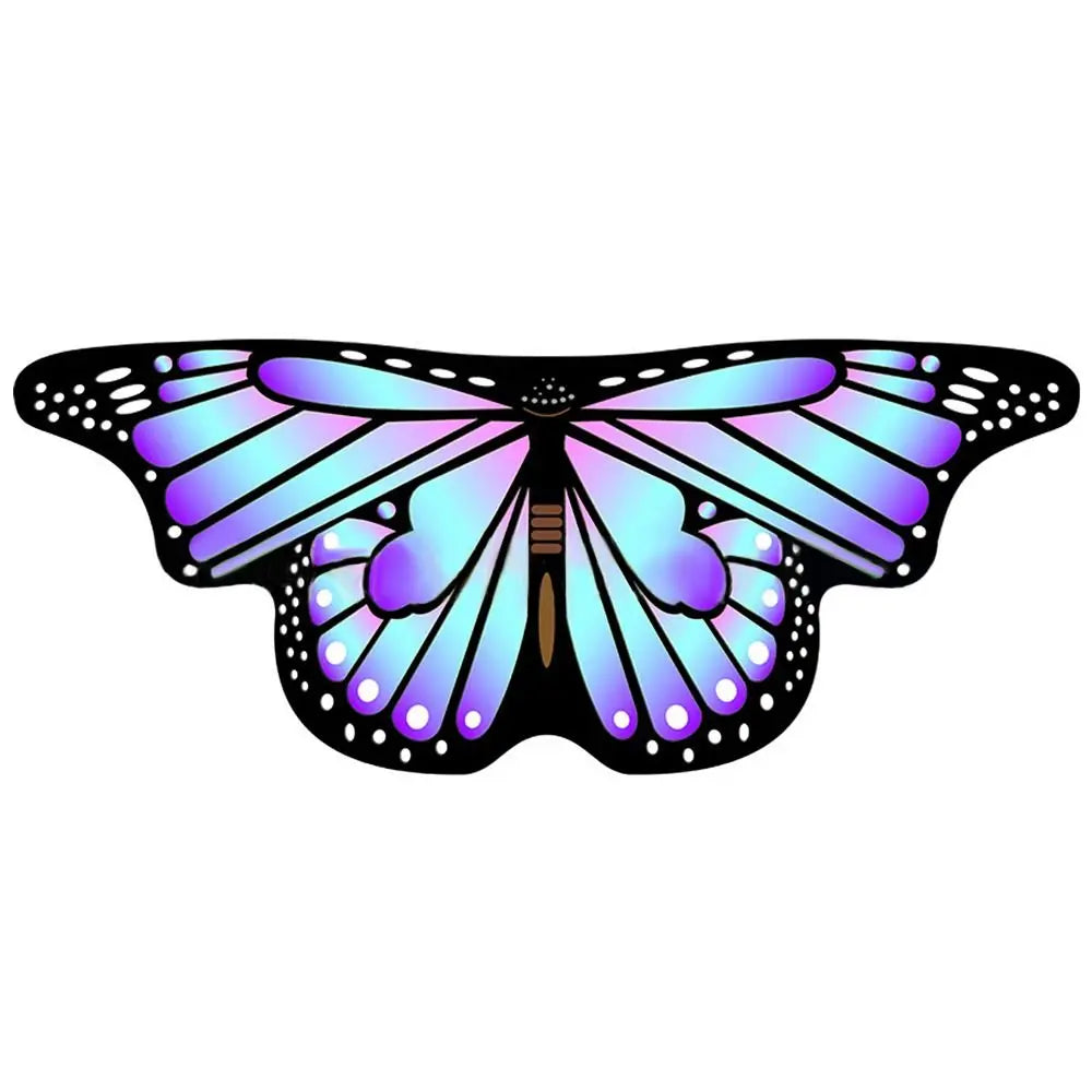 Kids Butterfly Fairy Wings Costume – Elf Angel Cloak for Halloween & Dress-Up