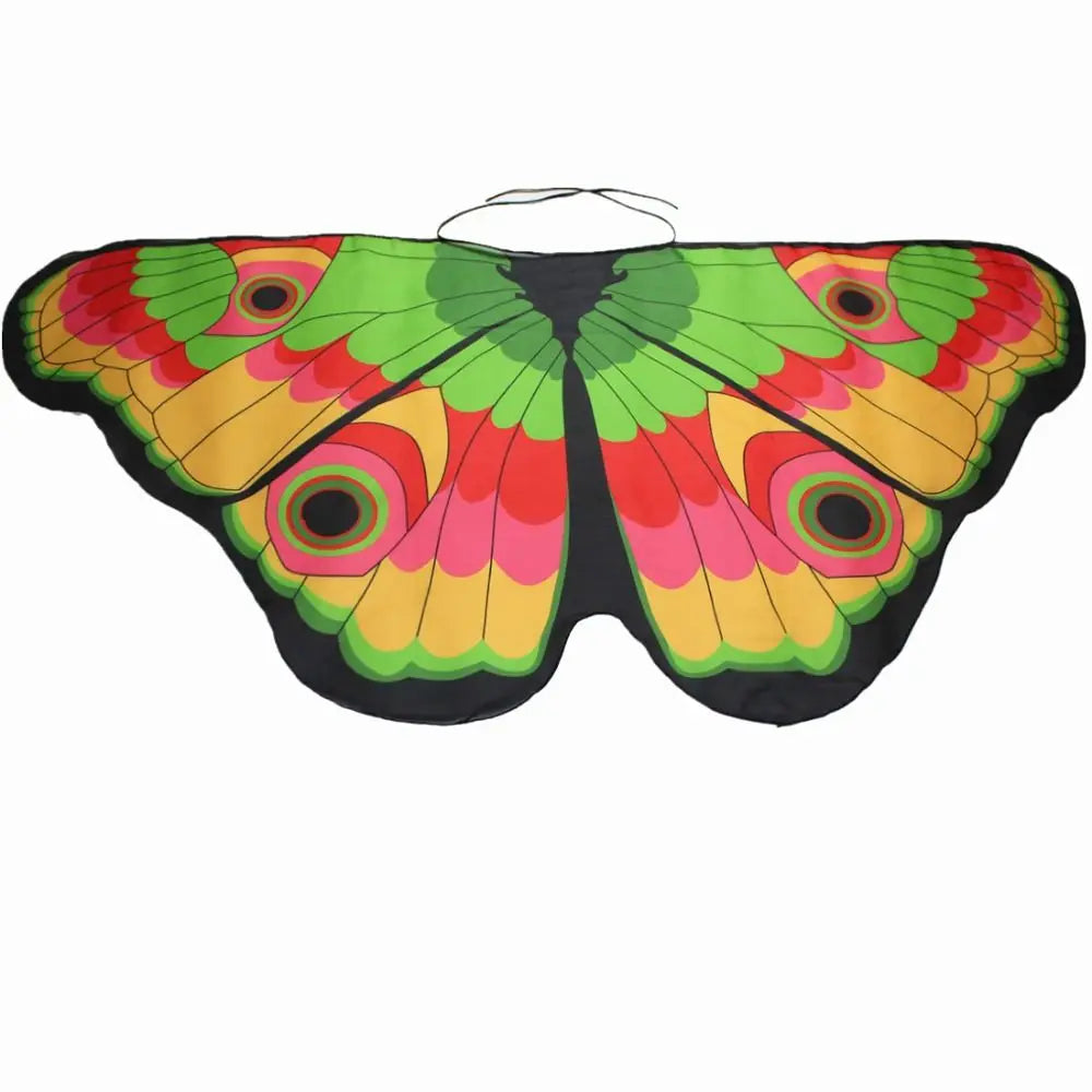 Kids Butterfly Fairy Wings Costume – Elf Angel Cloak for Halloween & Dress-Up