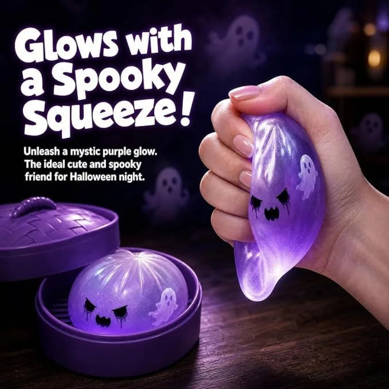 Halloween Ghost Squishy – Sparkling Slow Rise Stress Relief Toy