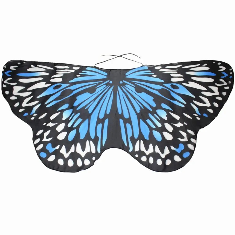 Kids Butterfly Fairy Wings Costume – Elf Angel Cloak for Halloween & Dress-Up