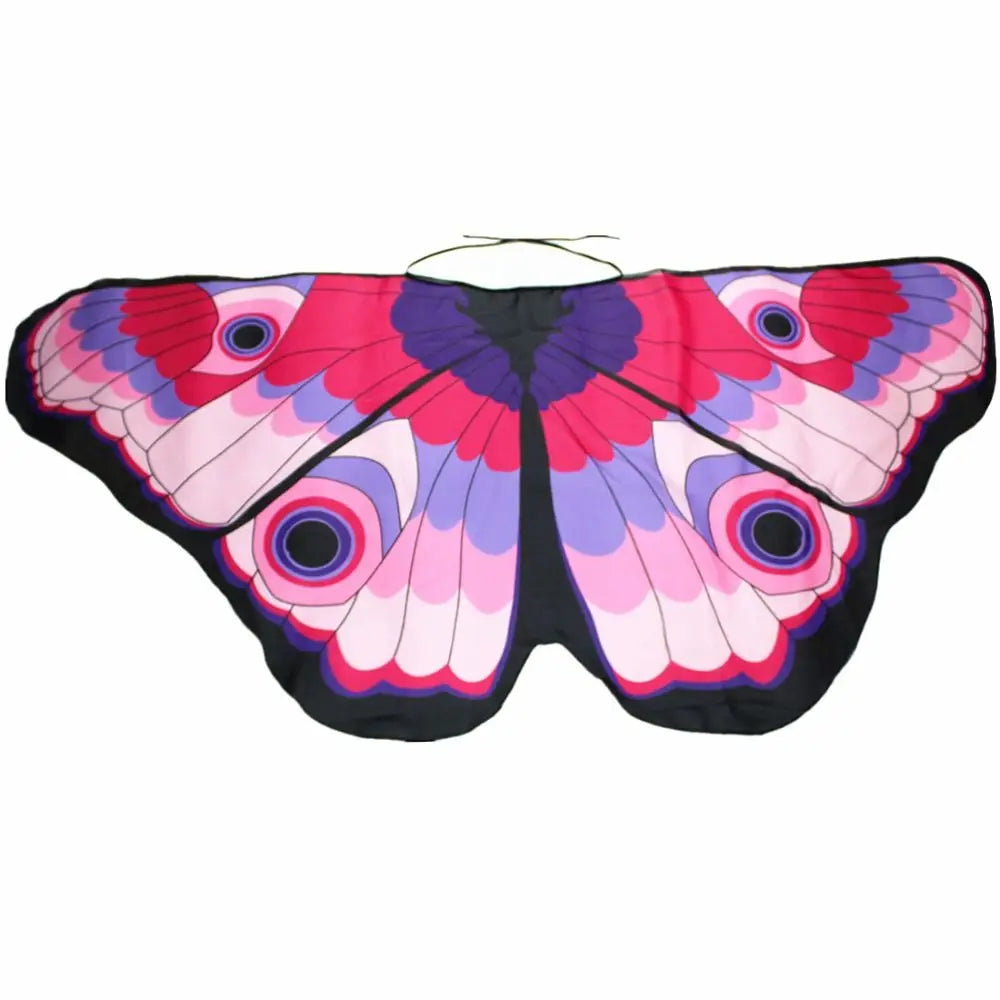 Kids Butterfly Fairy Wings Costume – Elf Angel Cloak for Halloween & Dress-Up