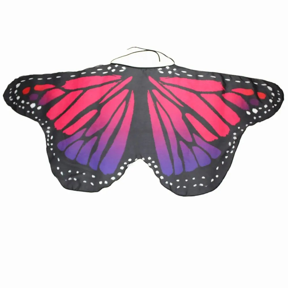 Kids Butterfly Fairy Wings Costume – Elf Angel Cloak for Halloween & Dress-Up