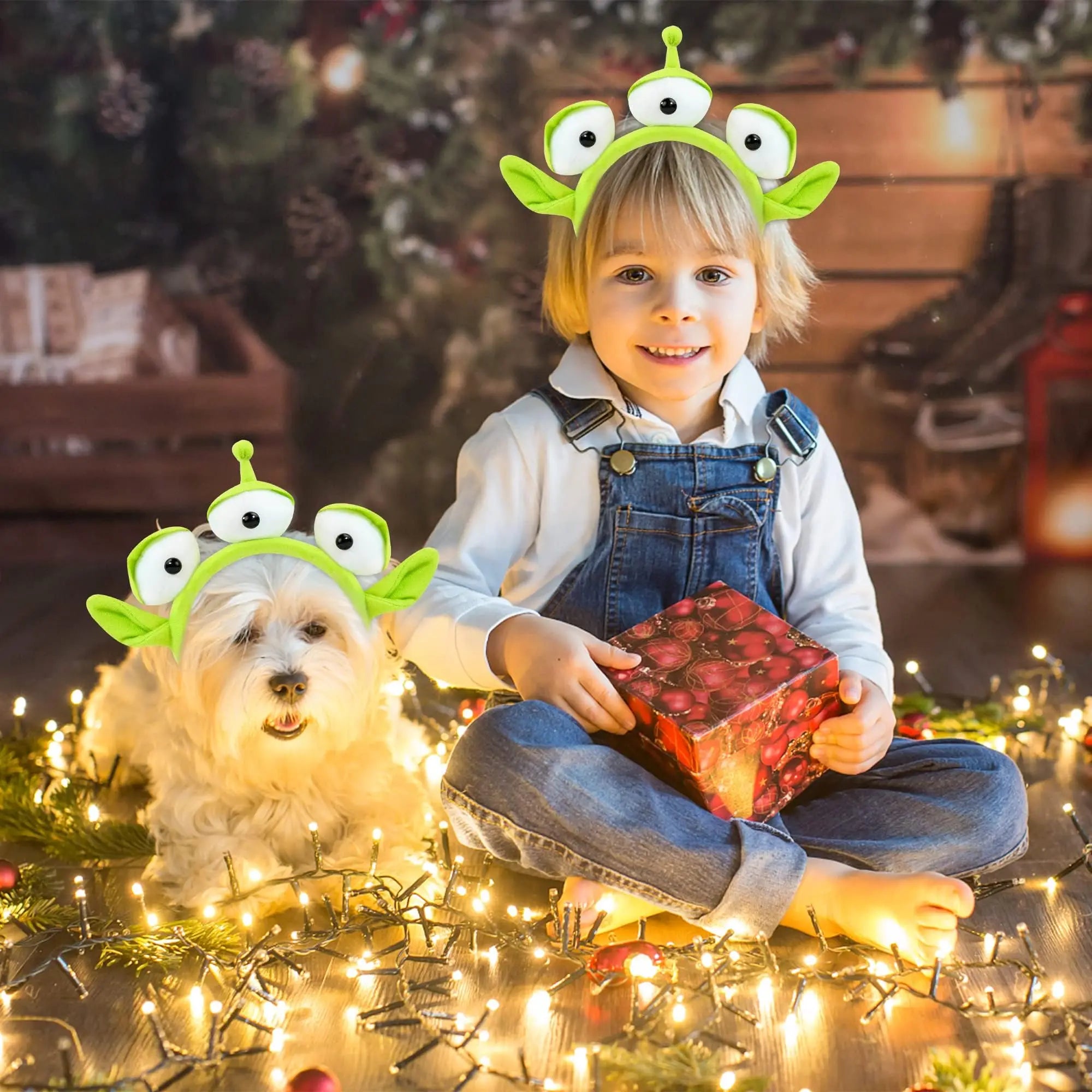 Three-Eyed Alien Halloween Headband – Monster Plush Party Headwear