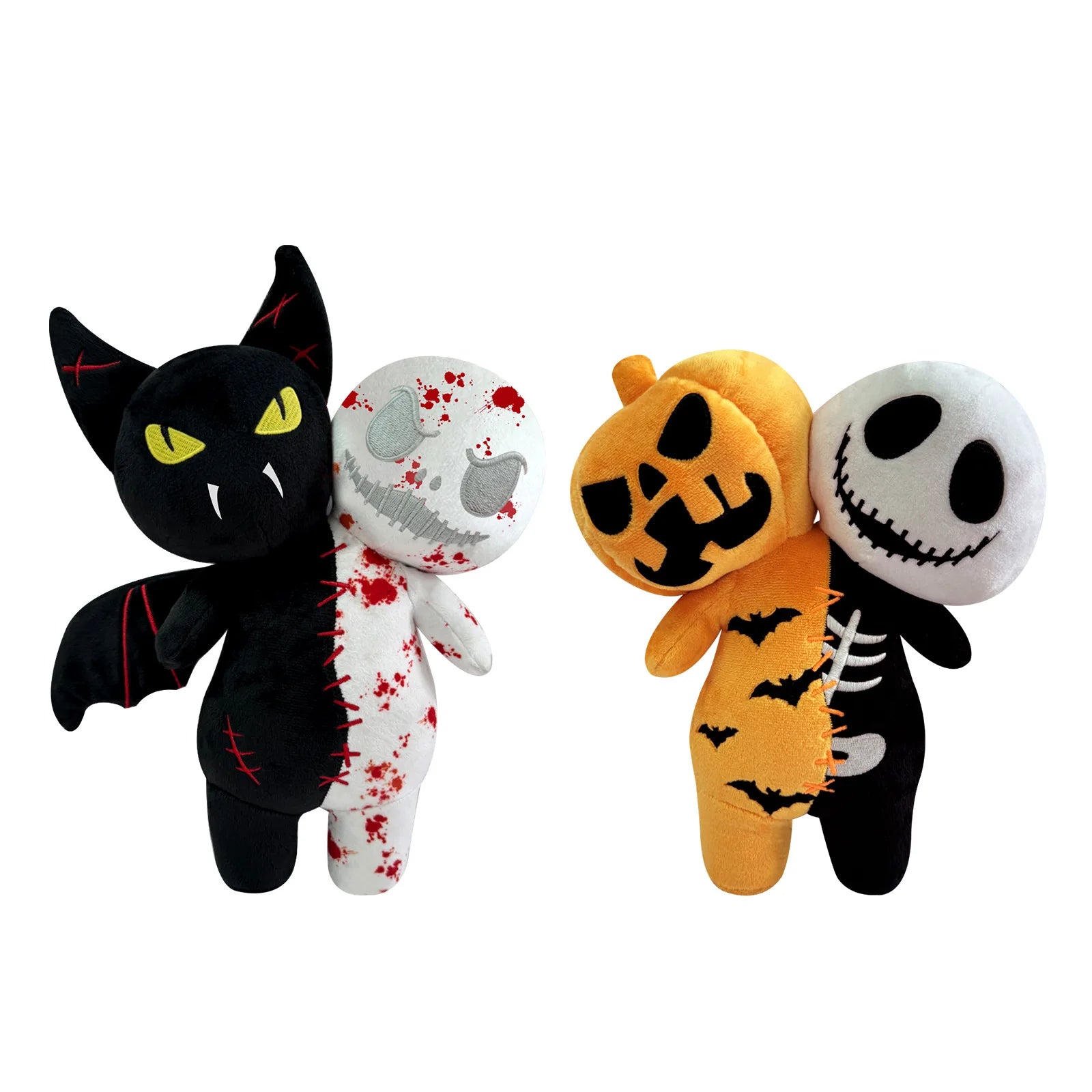 Nightmare Before Christmas Plush Doll – Halloween Pumpkin Skeleton Toy (25cm)