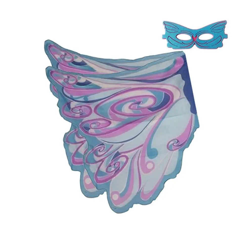 Kids Butterfly Fairy Wings Costume – Elf Angel Cloak for Halloween & Dress-Up