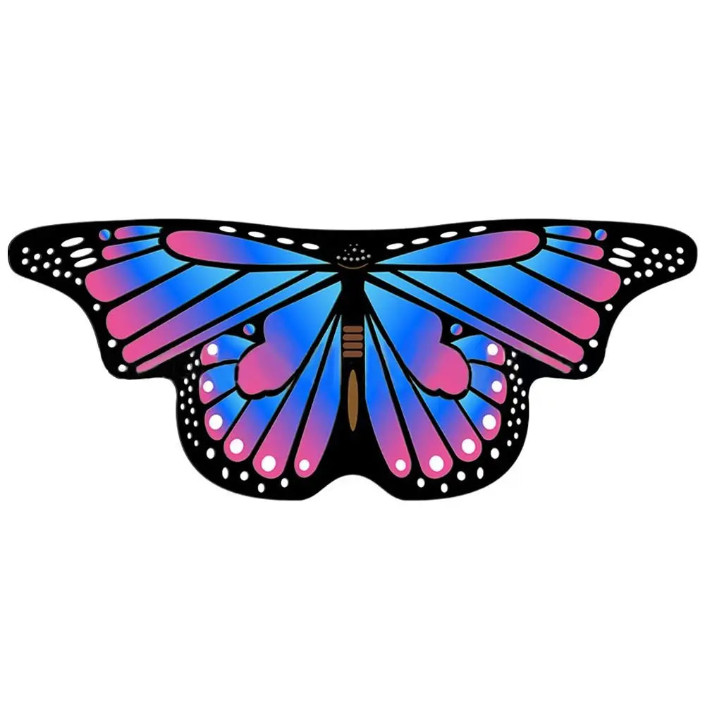 Kids Butterfly Fairy Wings Costume – Elf Angel Cloak for Halloween & Dress-Up
