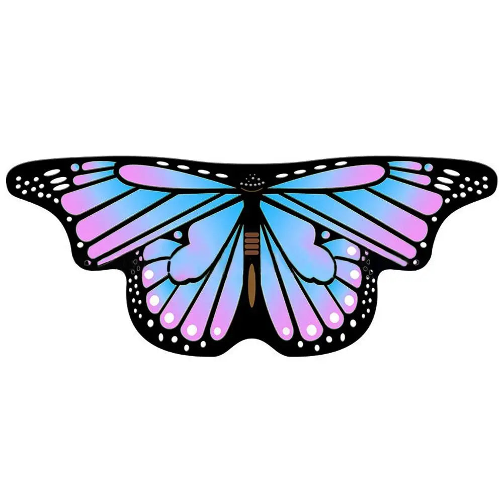 Kids Butterfly Fairy Wings Costume – Elf Angel Cloak for Halloween & Dress-Up