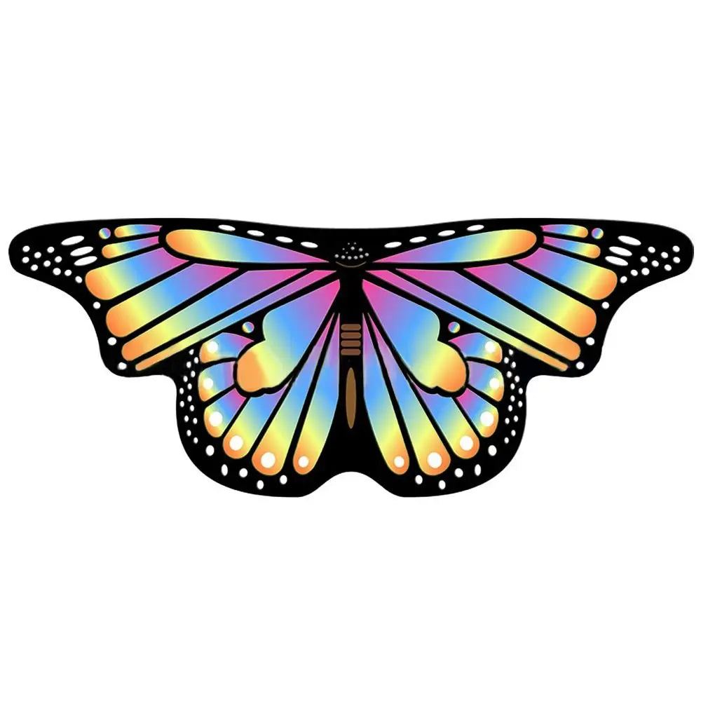 Kids Butterfly Fairy Wings Costume – Elf Angel Cloak for Halloween & Dress-Up